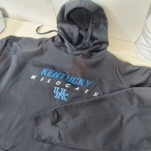 J‎ America Kentucky Wildcats XXL Gray Performance Hoodie Pullover Athletic
